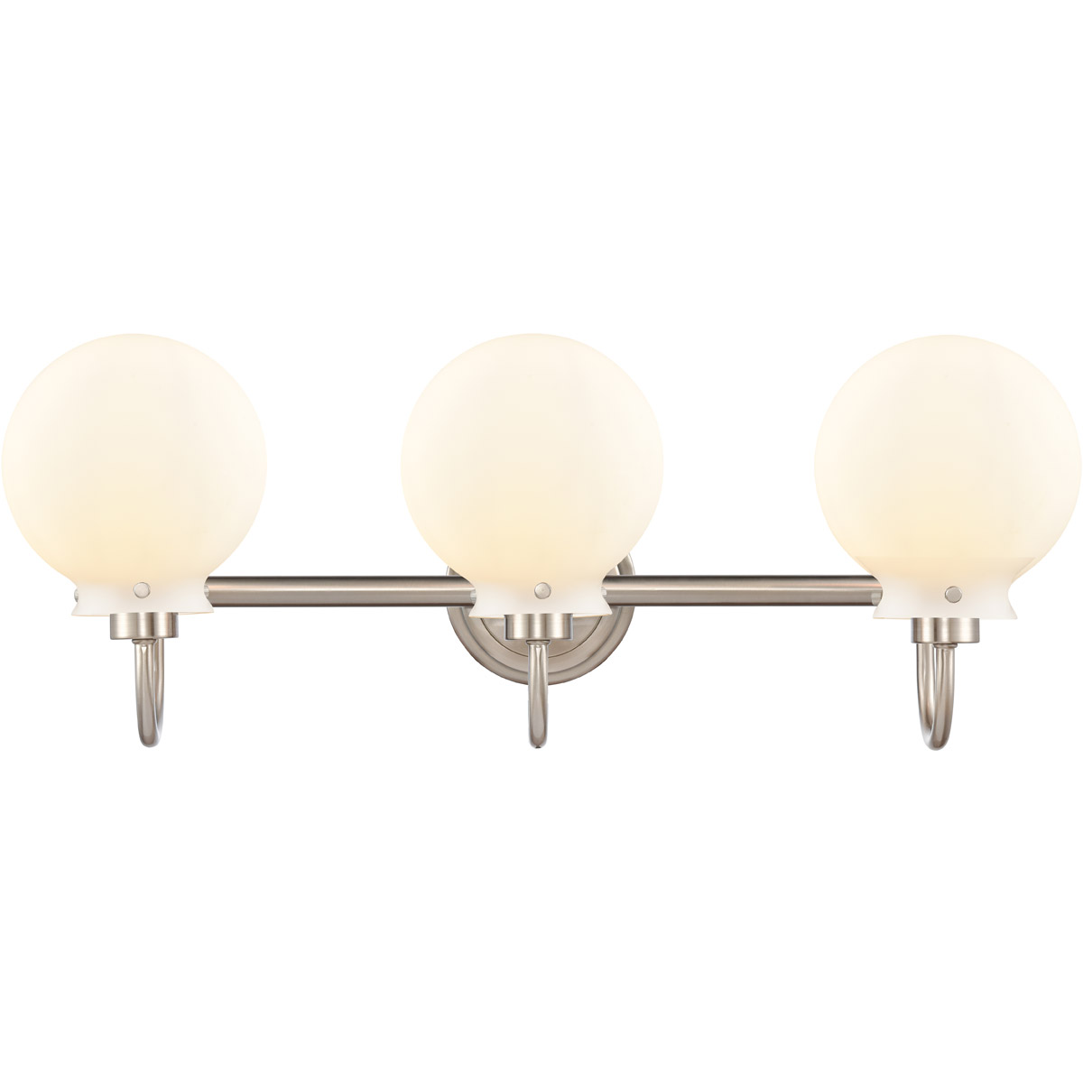Olivia 3 Light 27.38 inch Satin Nickel Bath Vanity Light Wall Light