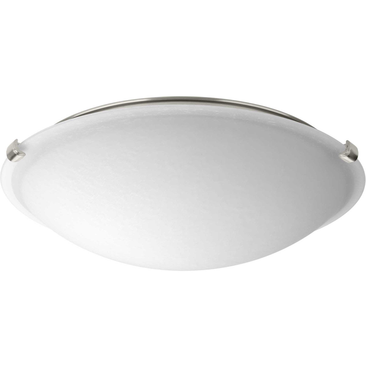 LED Dome LED 16 inch Brushed Nickel Flush Mount Ceiling Light, Progress LED