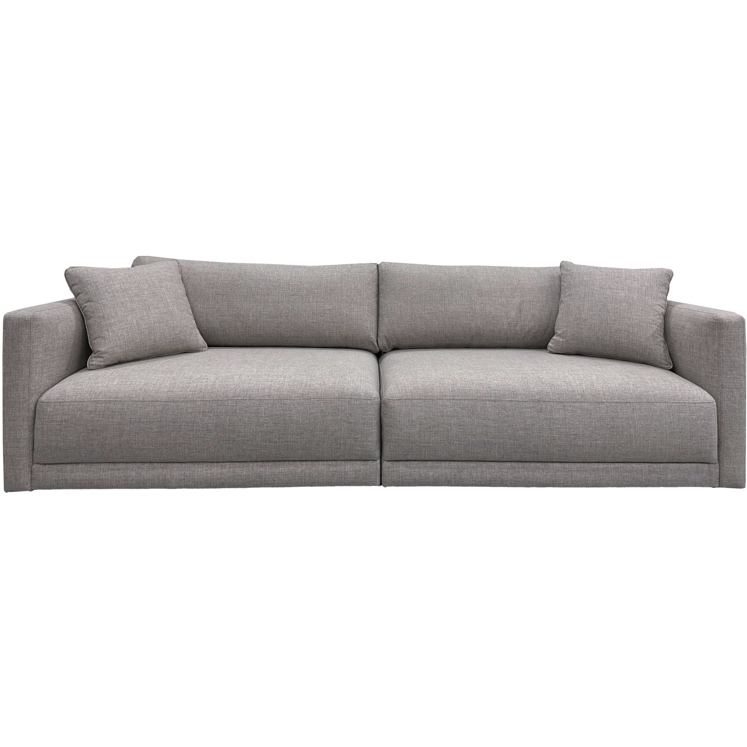 Parley Oatmeal / Brown Sofa
