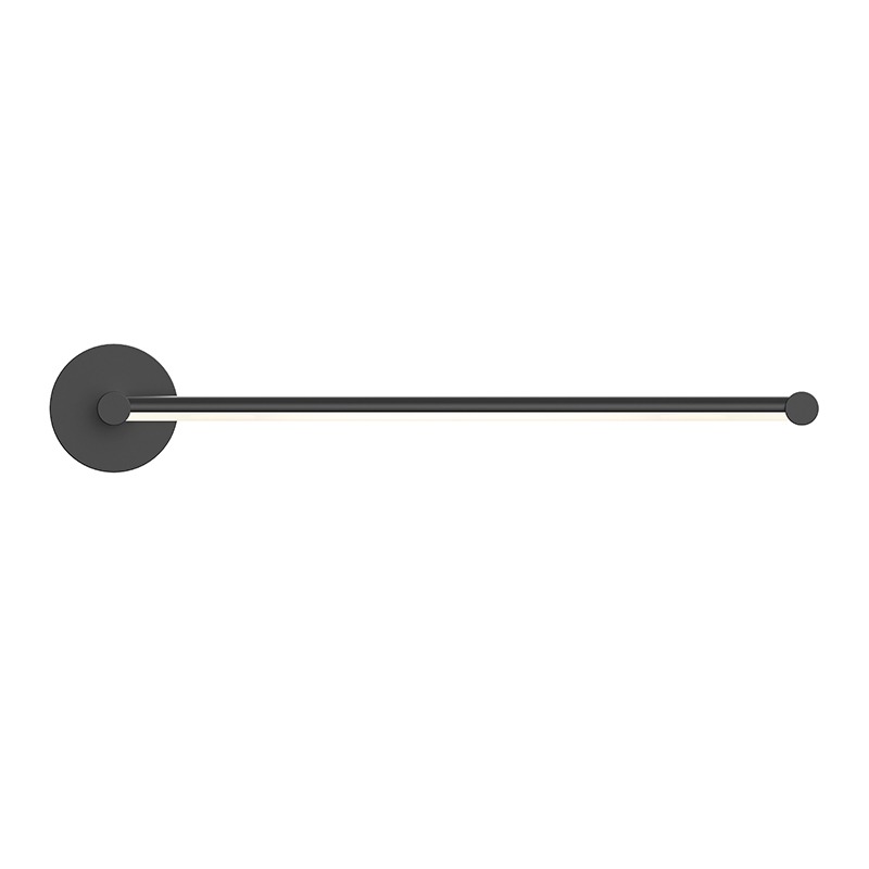 Purolinear 360 LED 25.25 inch Satin Black ADA Wall Bar Light Wall Light