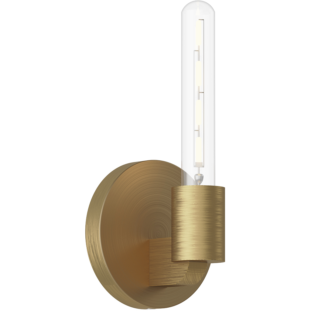 Alora Mood Claire 1 Light 5 inch Aged Gold Wall/Vanity Light Wall Light