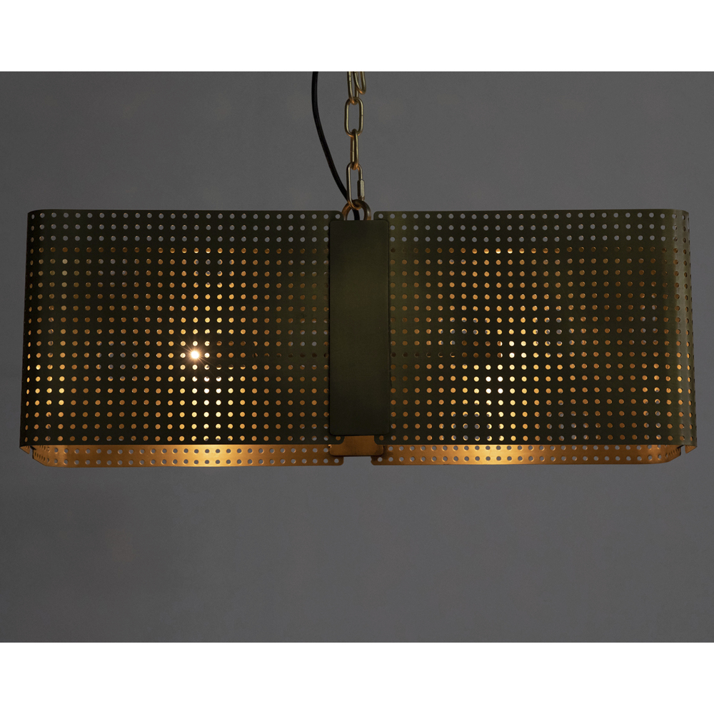 Apollo 2 Light 28 inch Antique Brass Pendant Lantern Ceiling Light, Lantern