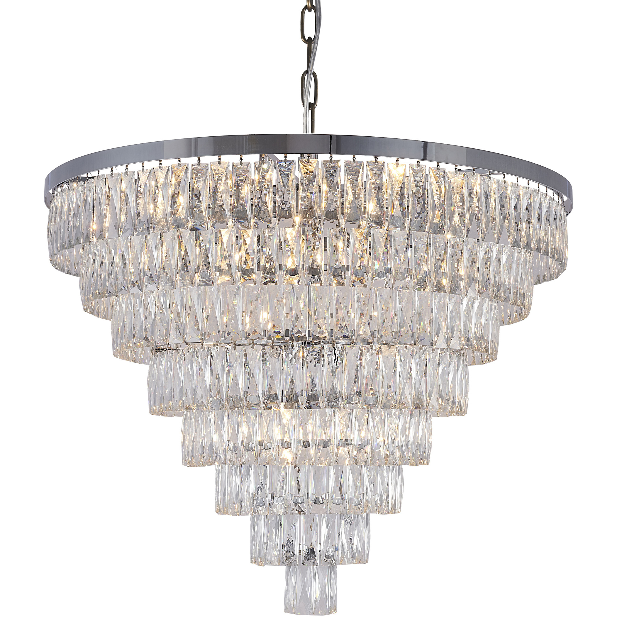 Canada 27 Light 36 inch Chrome Chandelier Ceiling Light