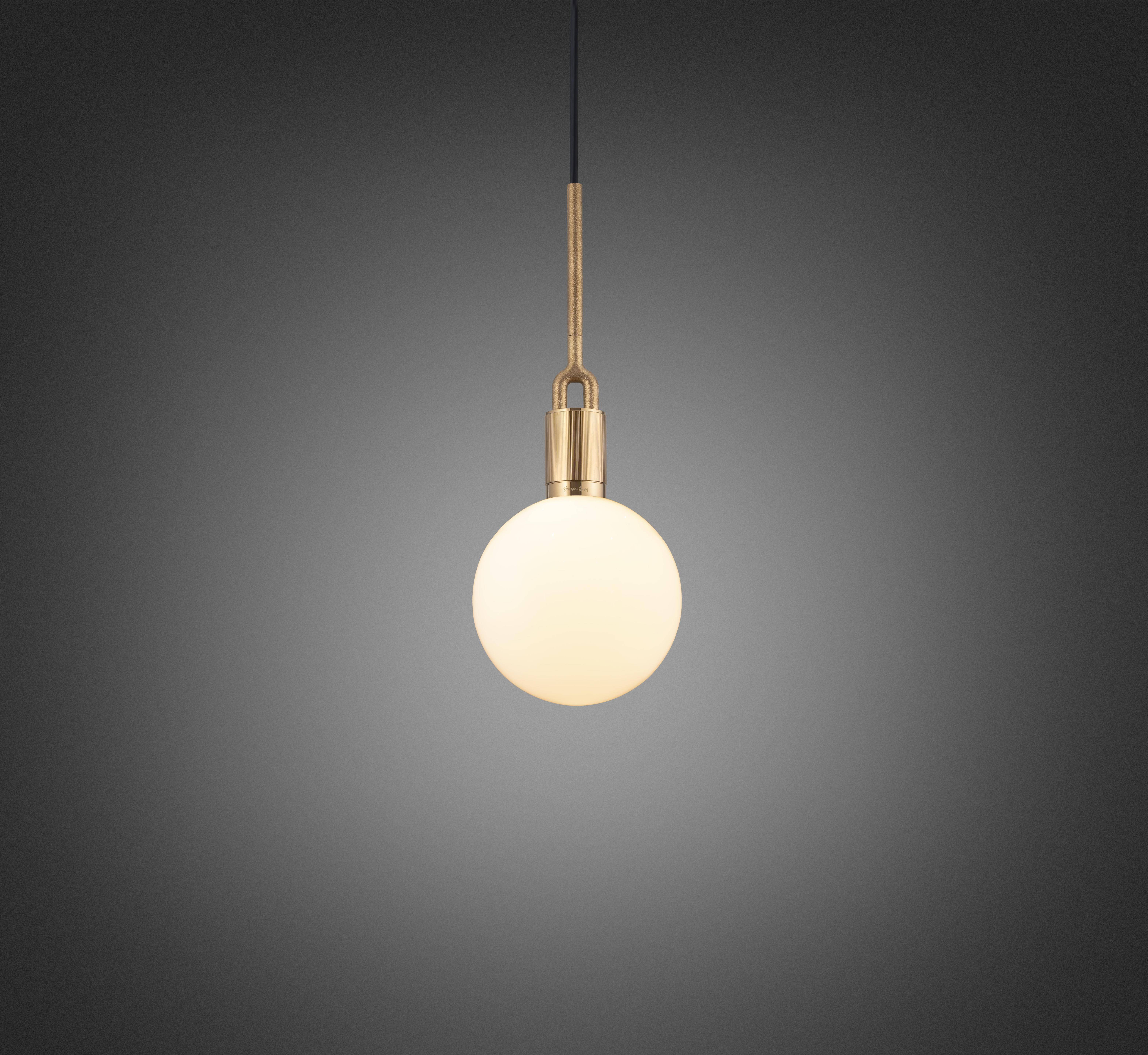 Forked LED 7.87 inch Brass Pendant Ceiling Light
