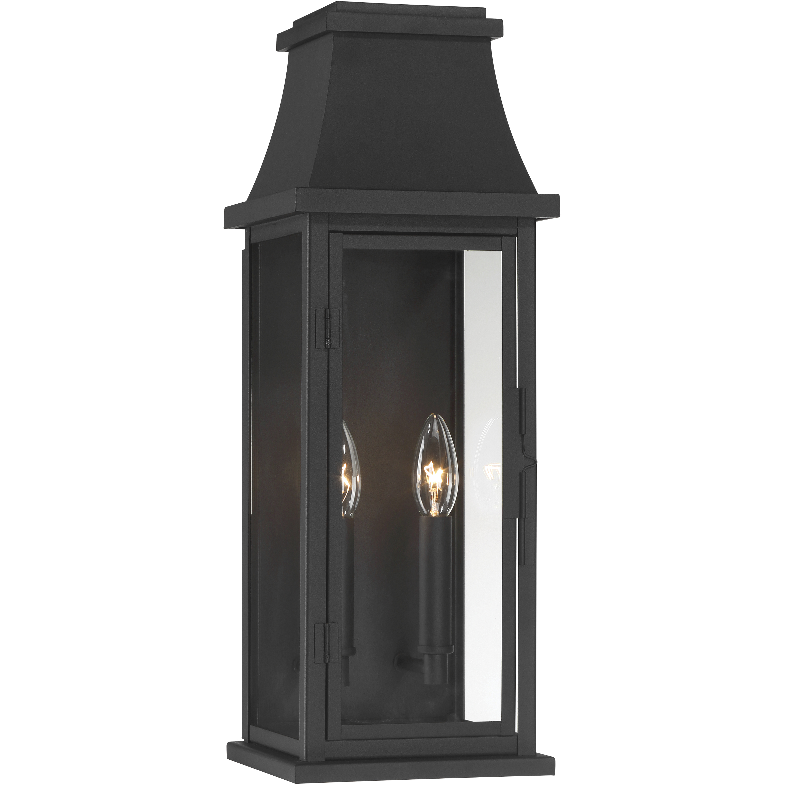 Talburn 2 Light 19.75 inch Sand Coal Black Outdoor Wall Lantern