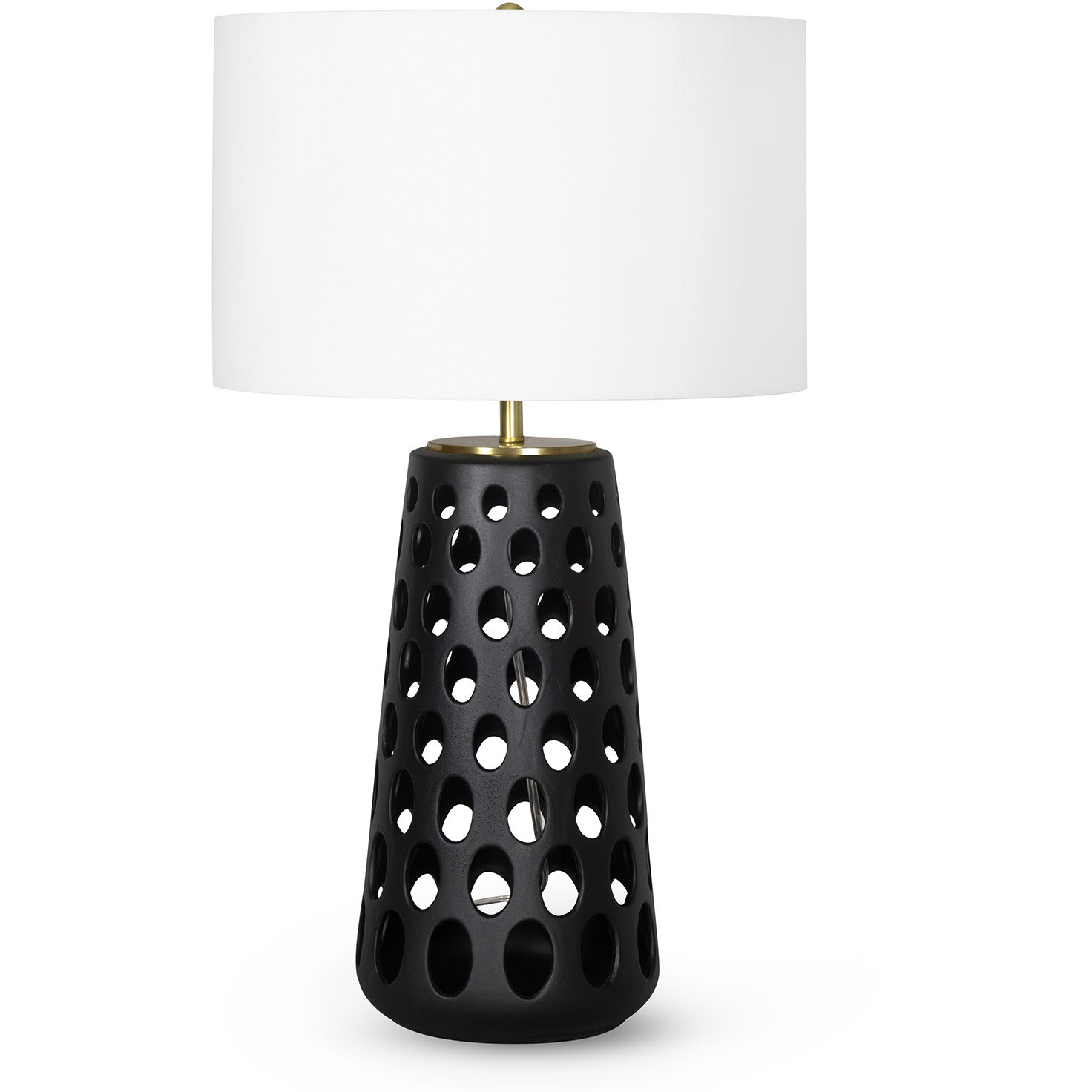 Kelvin 27.5 inch 150.00 watt Black Table Lamp Portable Light