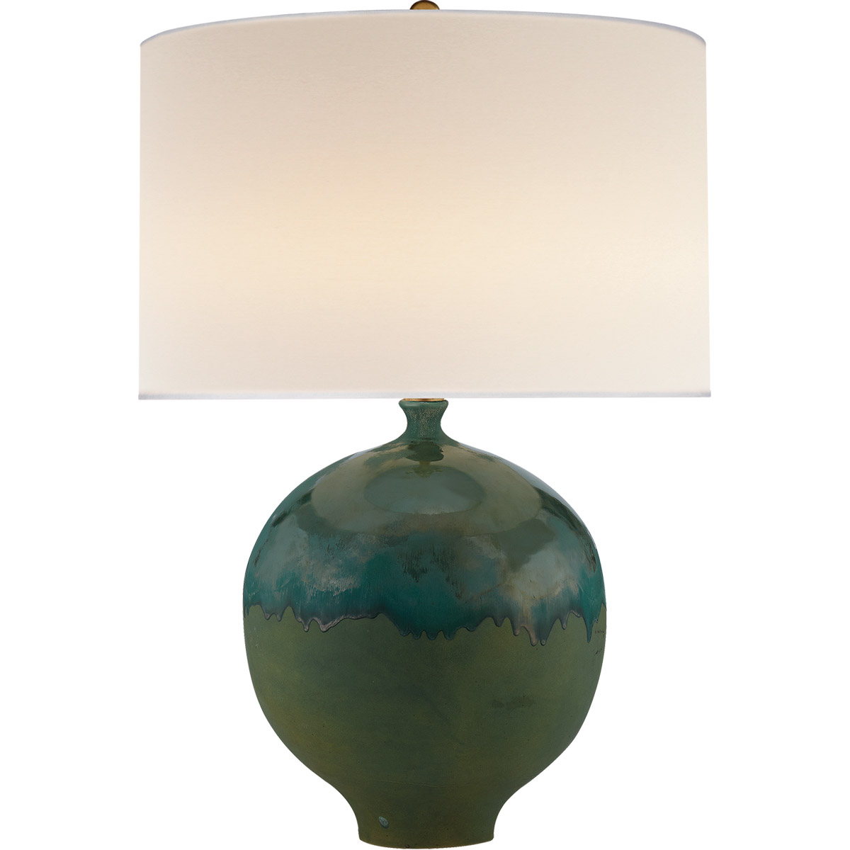 AERIN Gaios 30.5 inch 150 watt Volcanic Verdi Table Lamp Portable Light