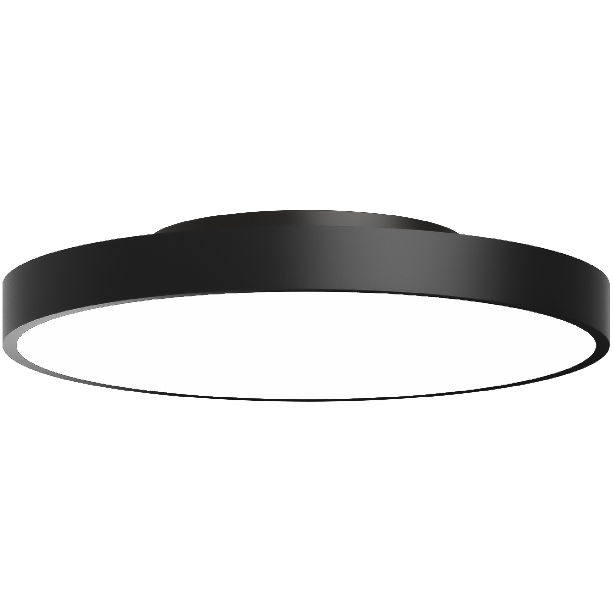 Rhythm LED 18 inch Black Flush Mount Ceiling Light in Direct/Indirect