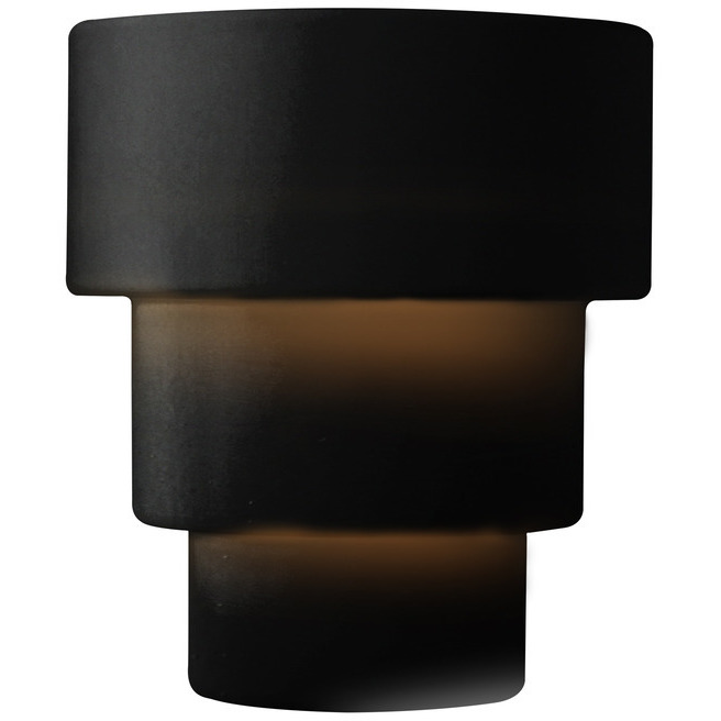 Ambiance Collection LED 12.75 inch Carbon Matte Black Wall Sconce Wall Light in Dedicated LED, Form+Finish+Function