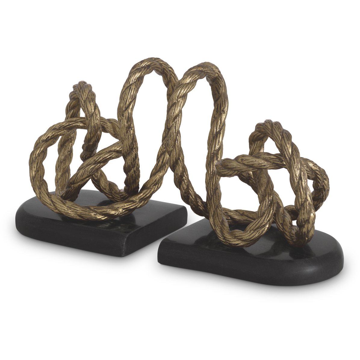 Corwyn 6.69 X 5.31 inch Antique Brass and Handcasted and Granite Base Book End