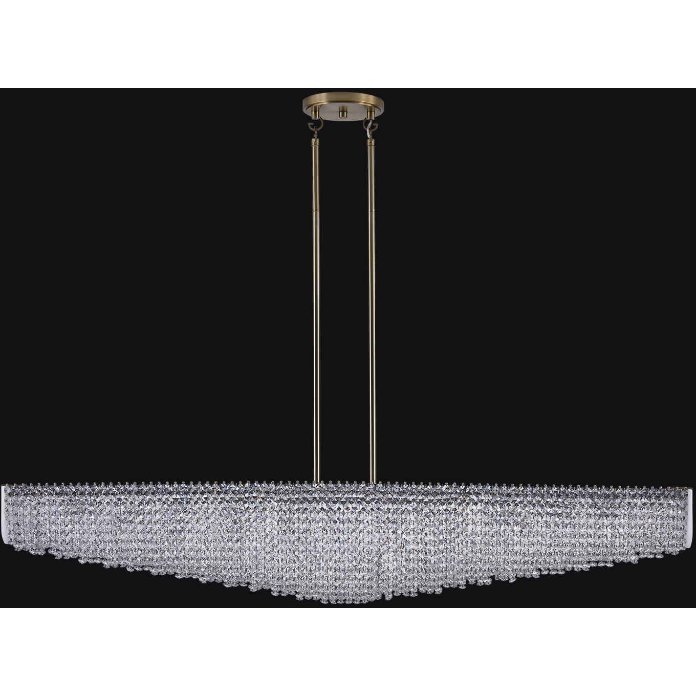 Durant Island Light Ceiling Light in Winter Brass