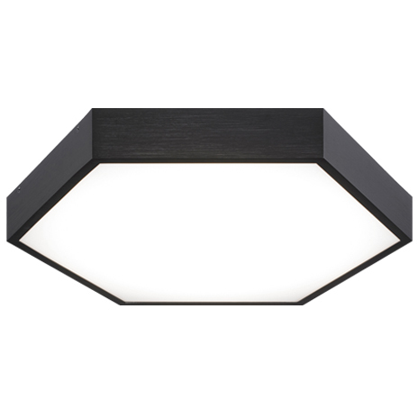 Hexol LED 14 inch Oxidized Black Flush Mount Ceiling Light