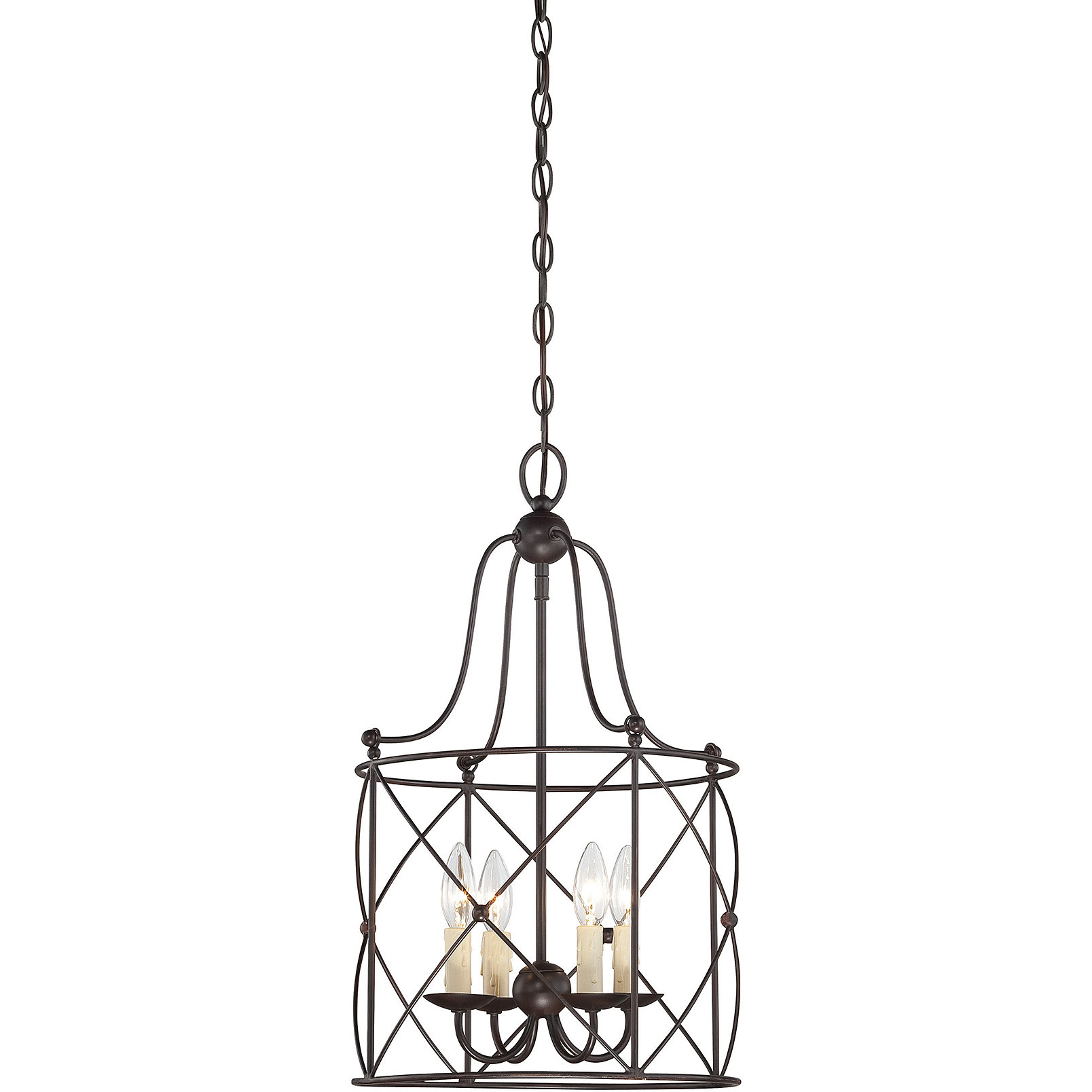 Seneca 4 Light 13.5 inch English Bronze Pendant Ceiling Light