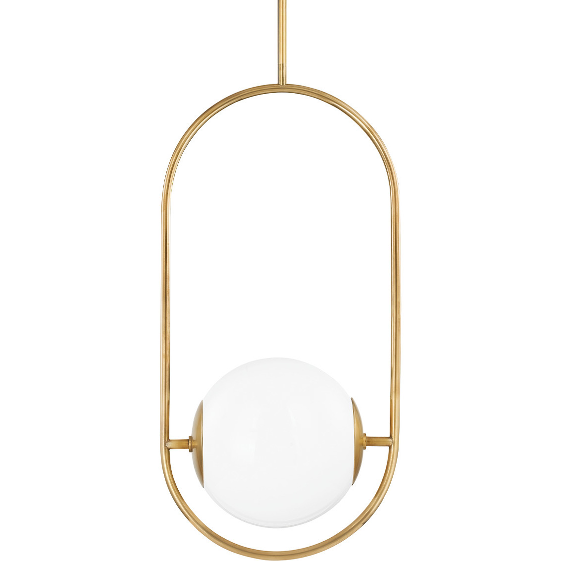 Everley 1 Light 18 inch Vintage Brass Pendant Ceiling Light