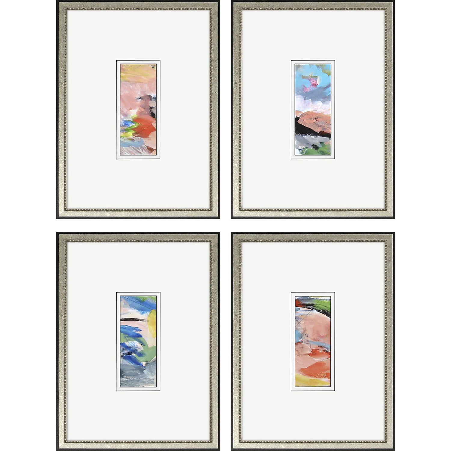 Homecoming Blue and Green and Pink and Multi Framed Art
