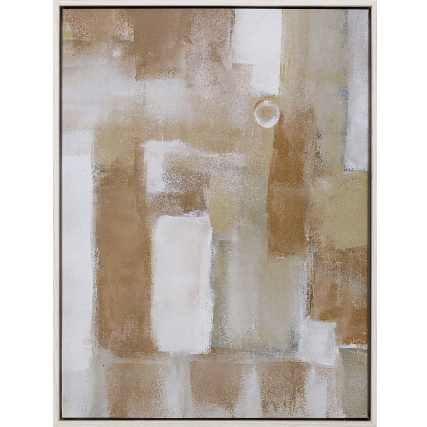Established Grounds Rust and Beige and Orange and White Canvas