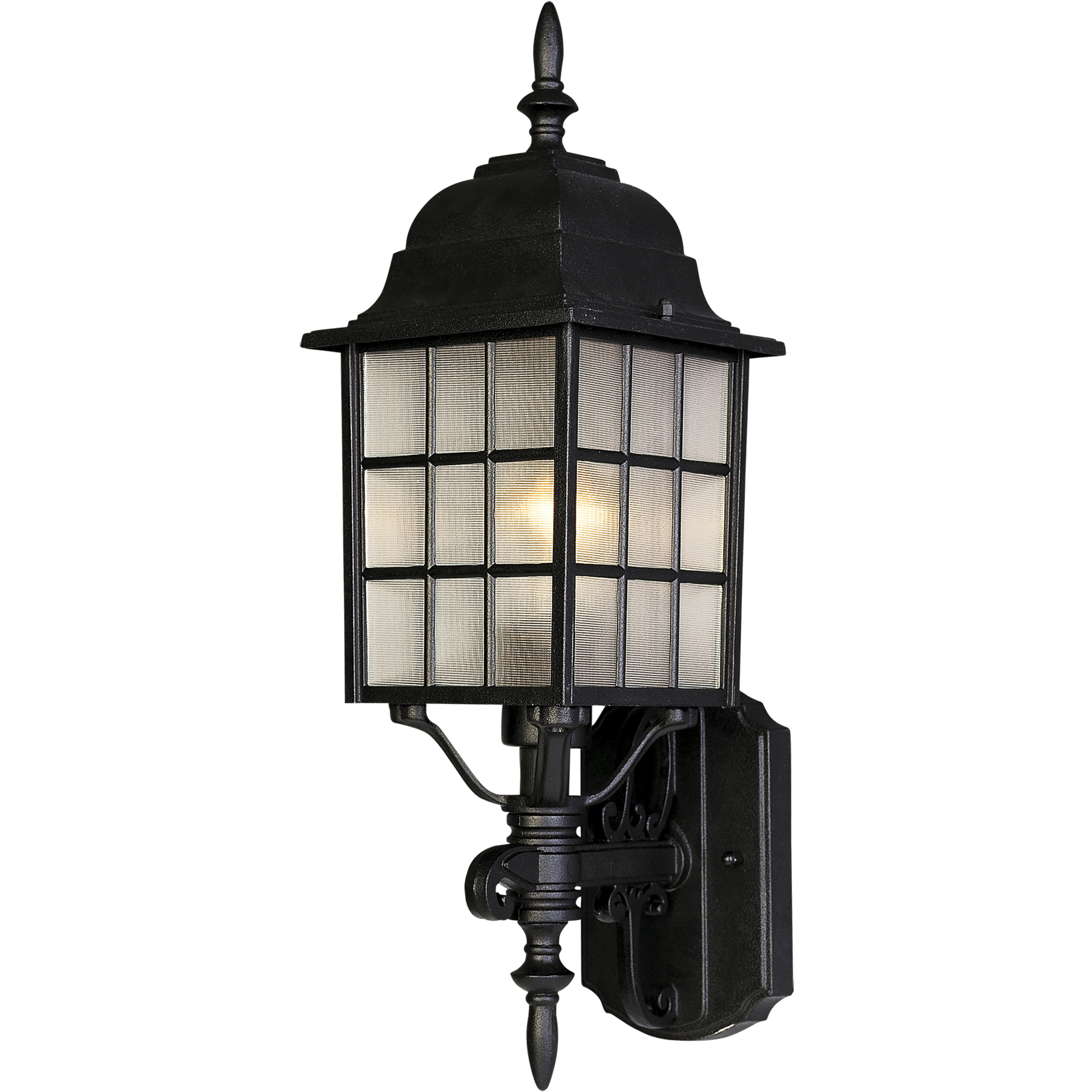 North Church 1 Light 19.75 inch Black Outdoor Wall Mount