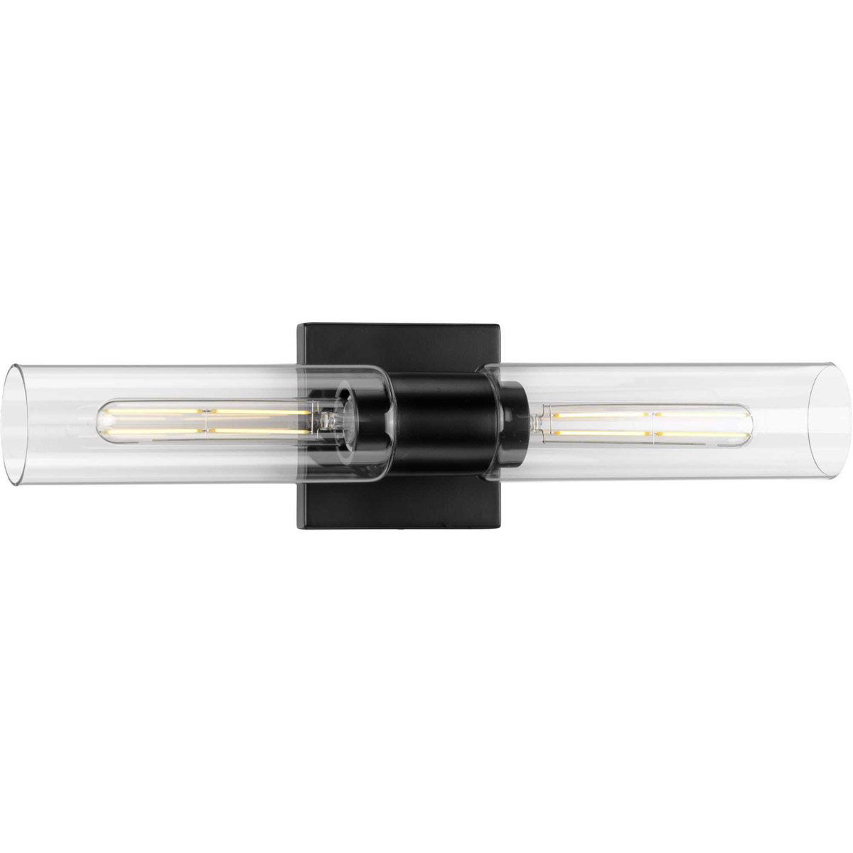 Clarion 2 Light 20 inch Matte Black Bath Vanity Wall Light
