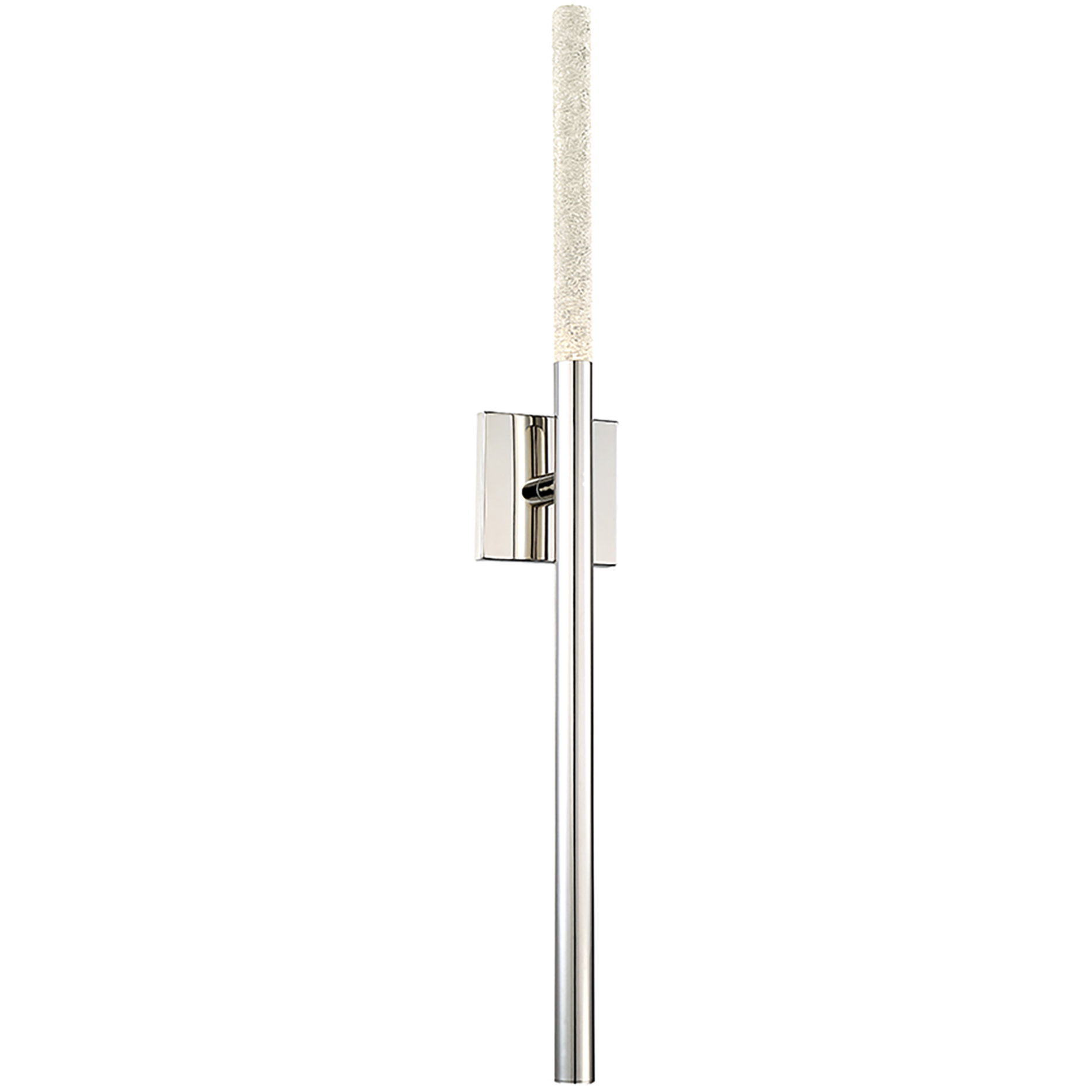 Magic LED 2.9 inch Polished Nickel ADA Wall Sconce Wall Light in 32in.