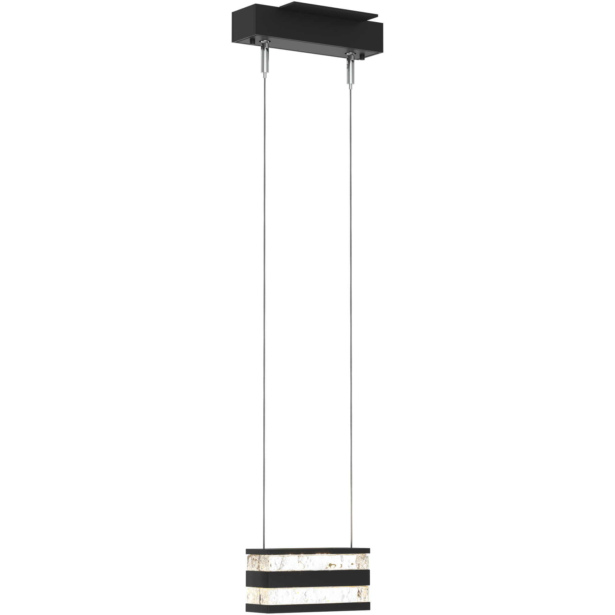 Art + Alchemy Stacks LED 5.7 inch Black Pendant Ceiling Light - Open Box