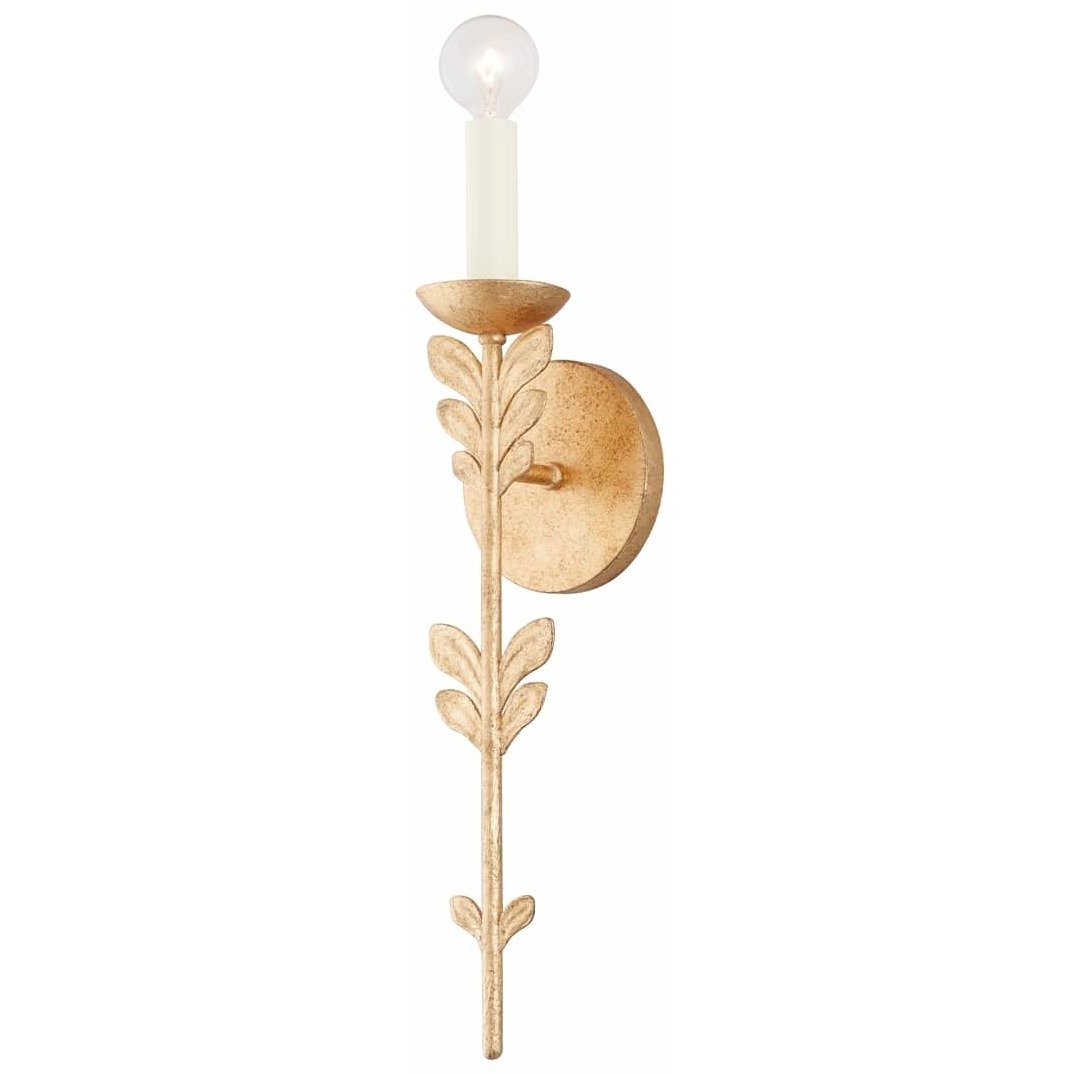 Florian 1 Light 4.5 inch Vintage Gold Leaf ADA Wall Sconce Wall Light