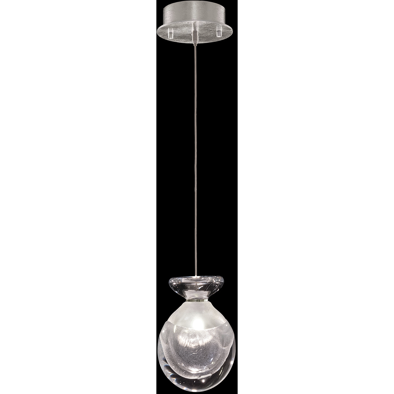 Essence 1 Light 6.5 inch Silver Drop Light Ceiling Light