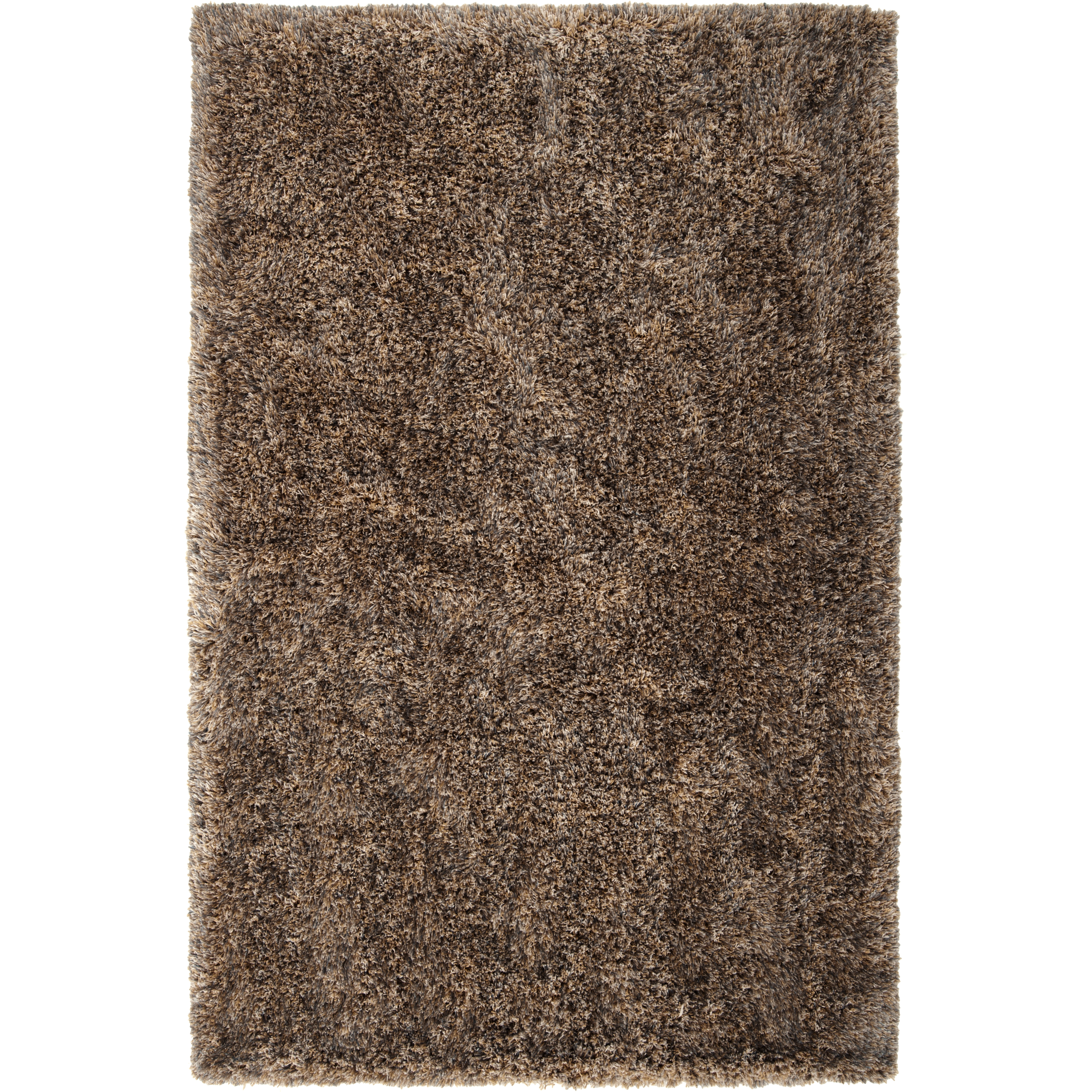 Sienna 36 X 24 inch Charcoal, Camel, Dark Brown Rug