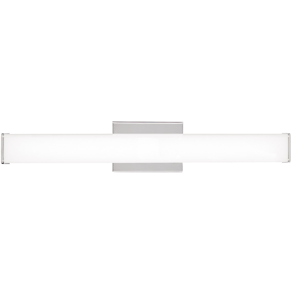 Sean Lavin Lynn LED 25.1 inch Satin Nickel Bath Light Wall Light in White Glass, LED 90 CRI 3000K, Integrated LED