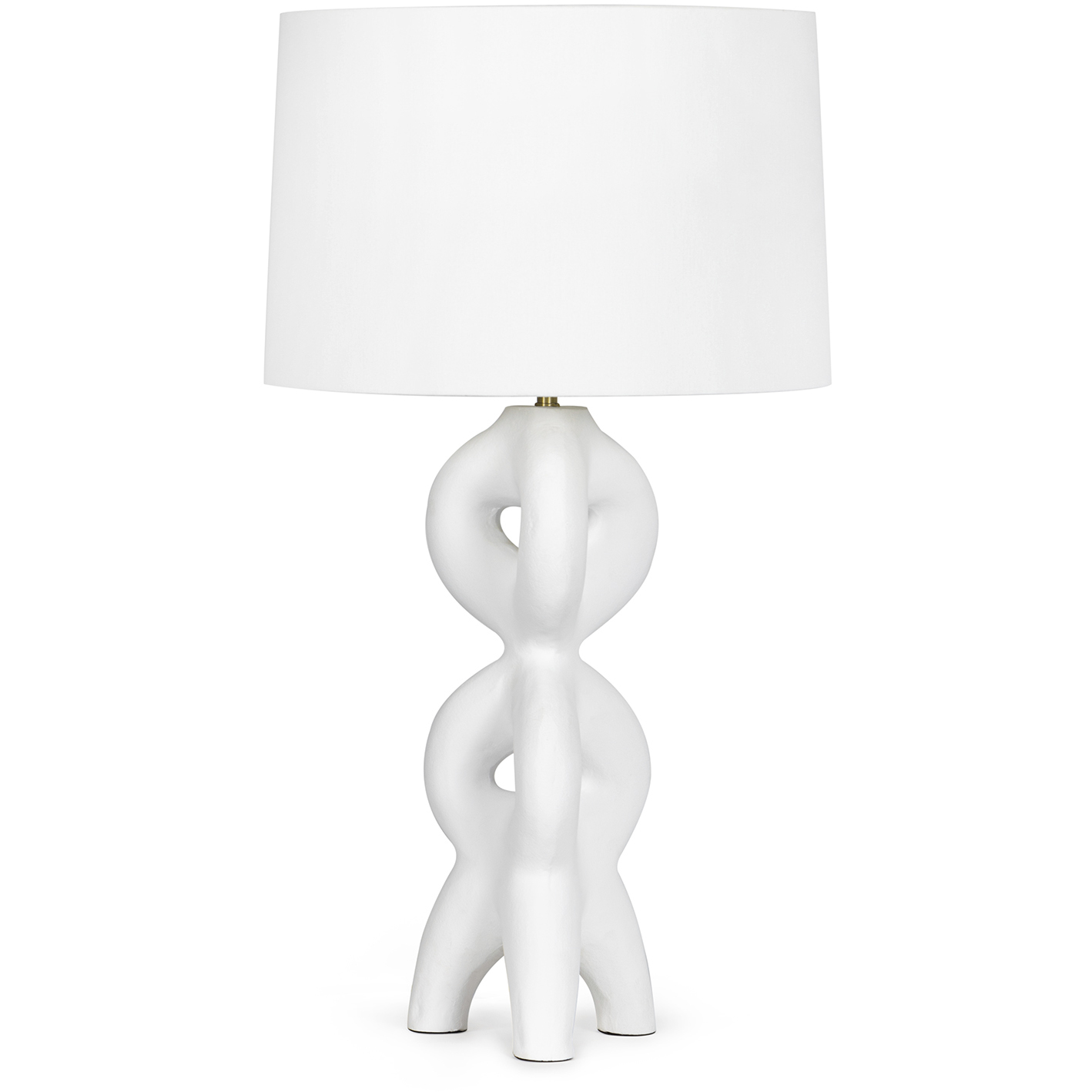 Jacob 31 inch 150.00 watt White Table Lamp Portable Light