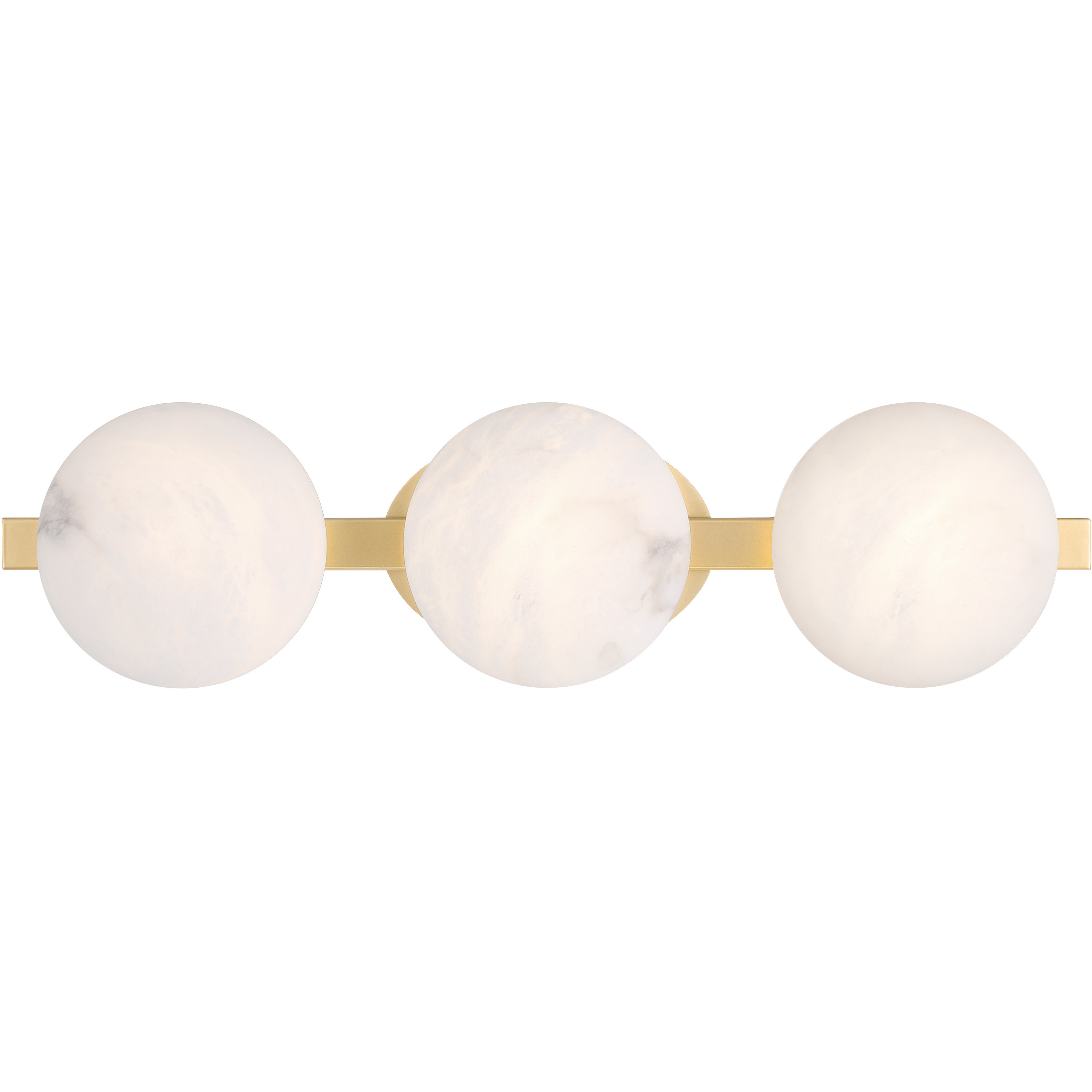 Zill LED 24 inch Lily Gold Vanity Light Wall Light