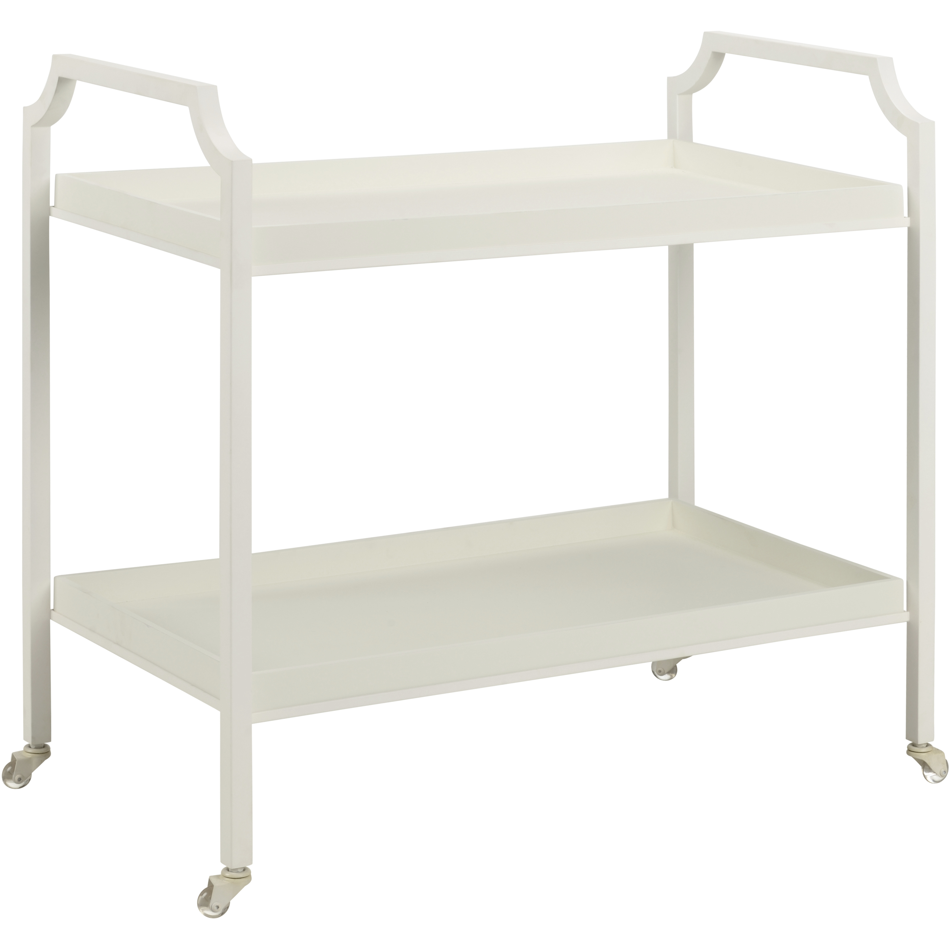 Blake White/Cream Bar Cart
