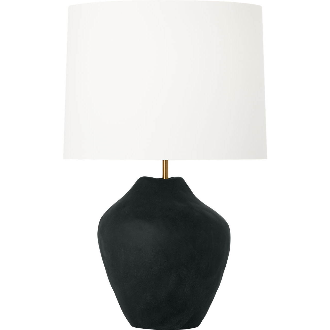 Hable Cadley 26.25 inch 9 watt Rough Black Ceramic Table Lamp Portable Light