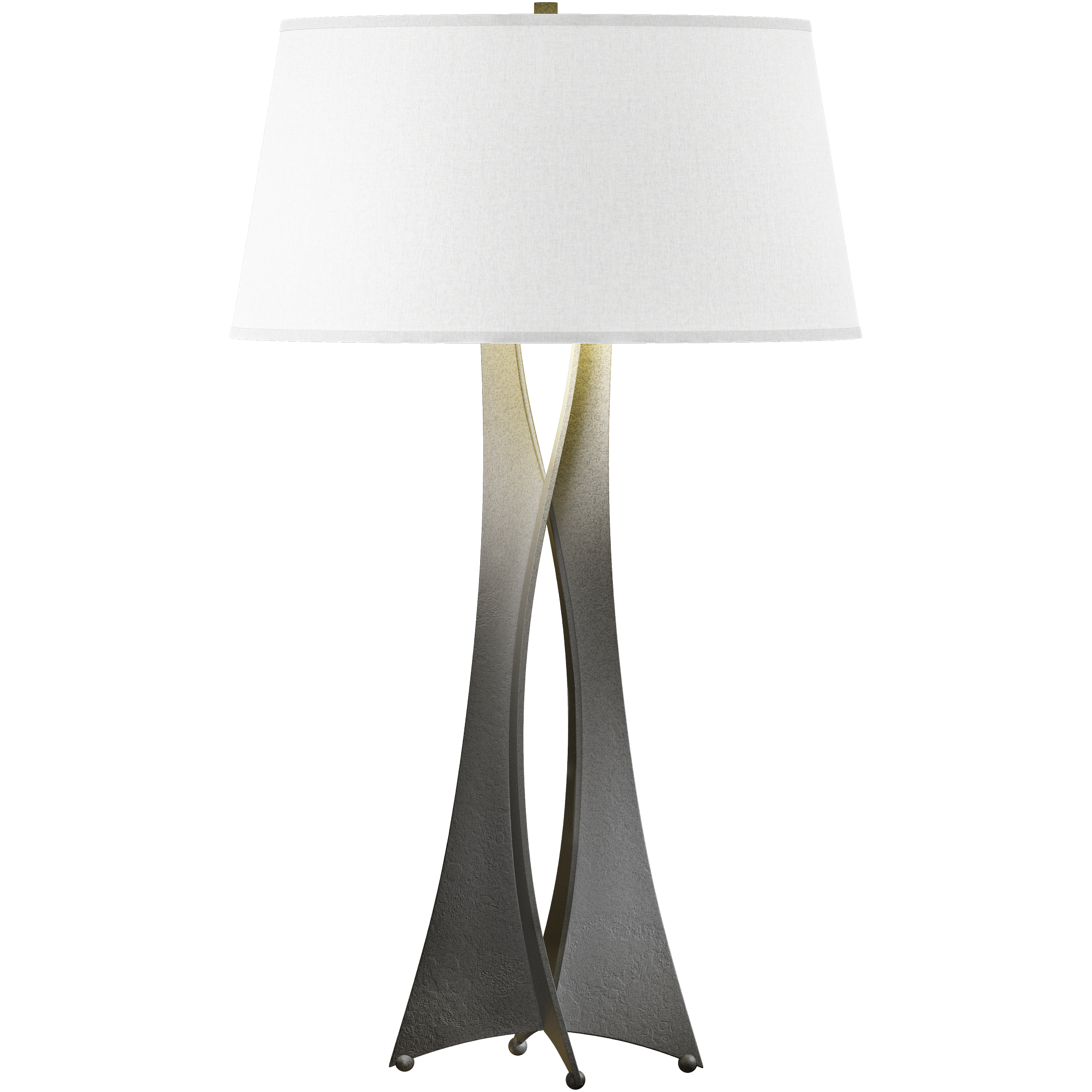 Moreau 33.4 inch 150 watt Natural Iron Table Lamp Portable Light in Flax, Tall