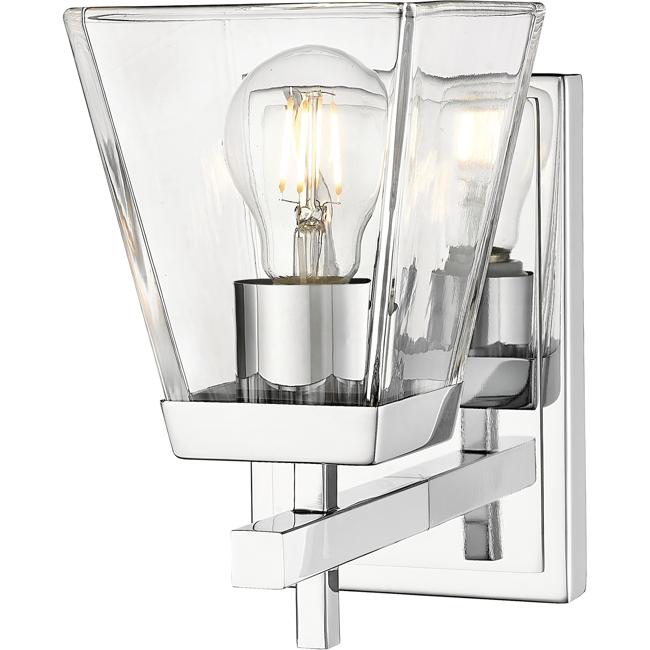 Lauren 1 Light 5 inch Chrome Wall Sconce Wall Light