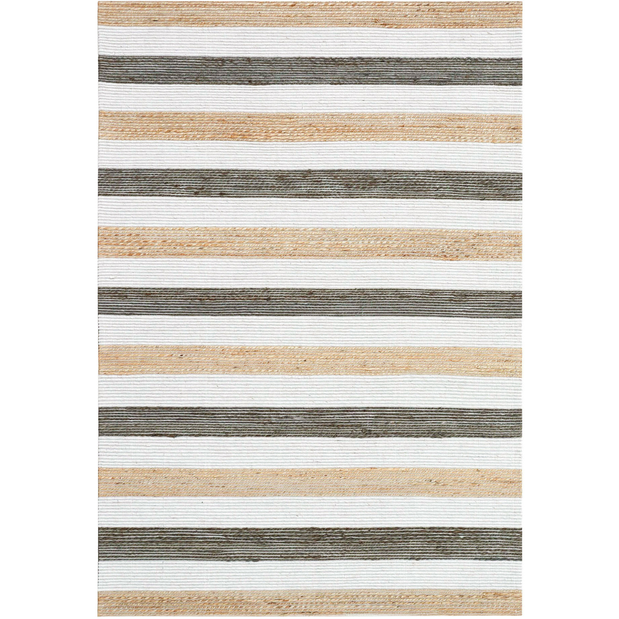 Natural Luxe 90 X 63 inch Neutral Rug in 5 x 7