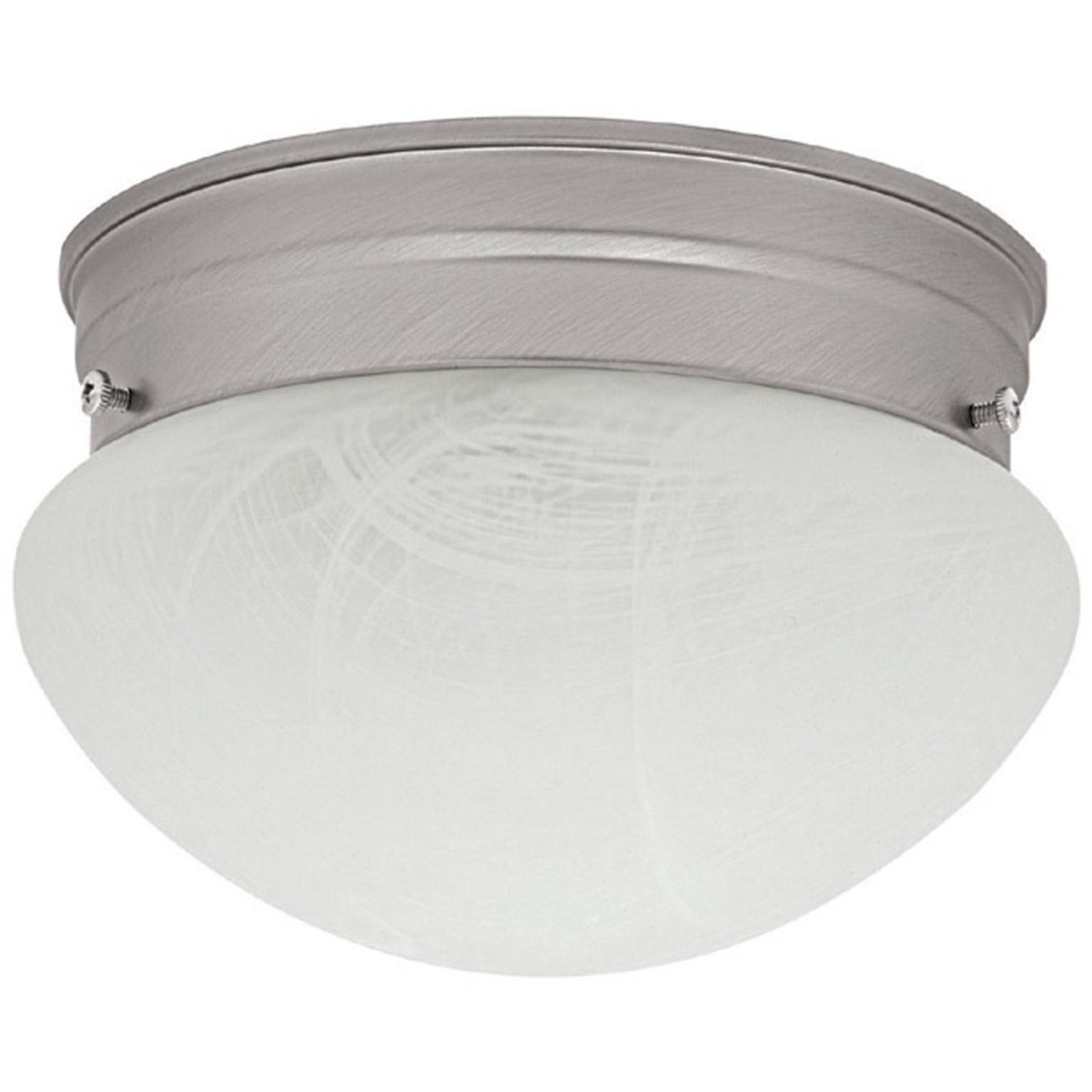 Scott 2 Light 9 inch Matte Nickel Flush Mount Ceiling Light