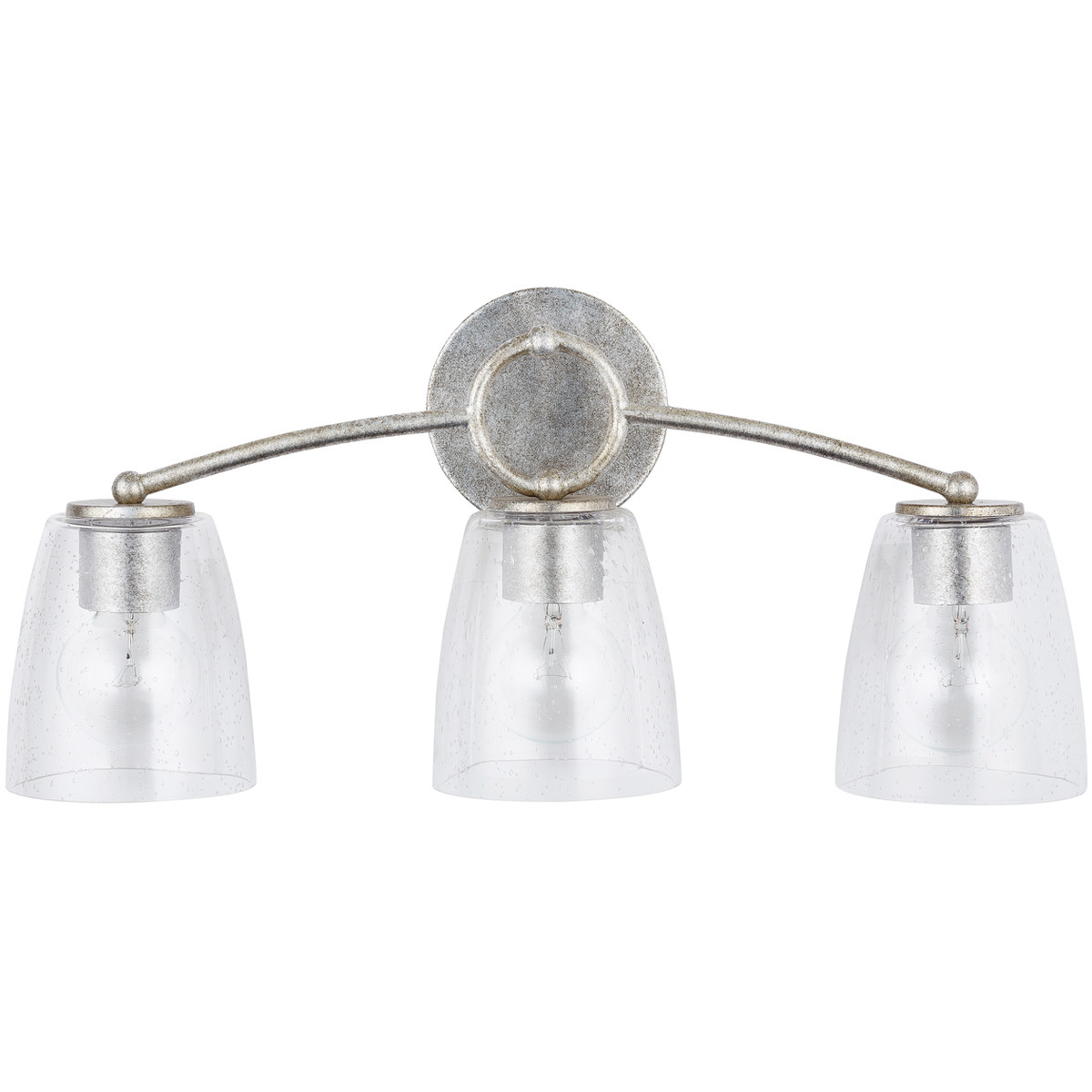 Oran 3 Light 24 inch Antique Silver Vanity Light Wall Light