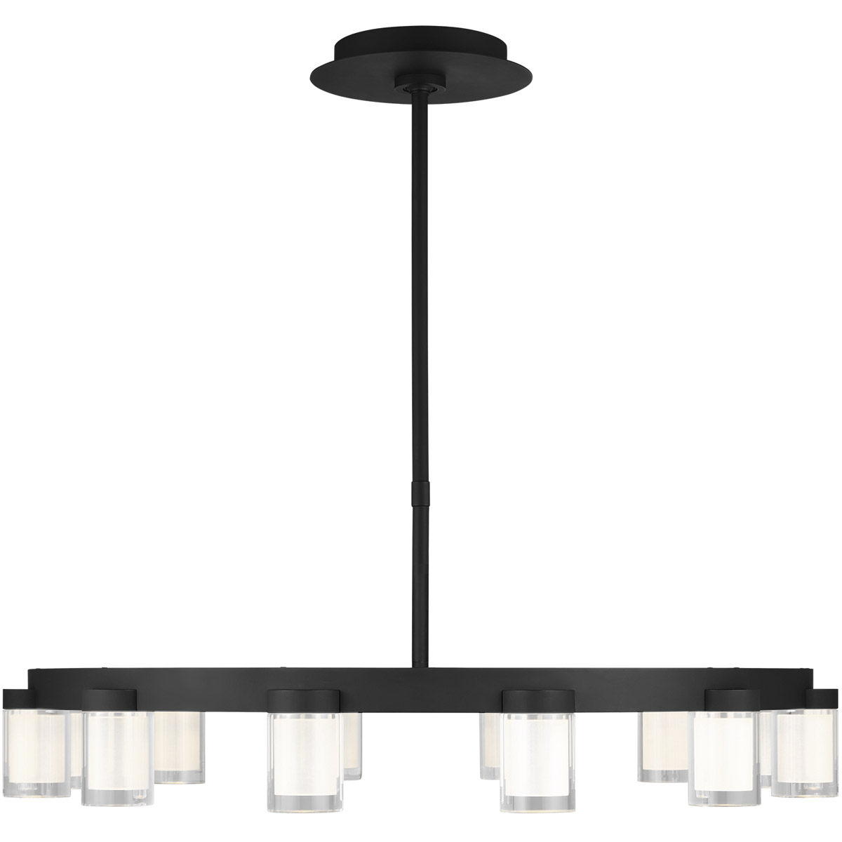 Kelly Wearstler Esfera LED 32 inch Nightshade Black Chandelier Ceiling Light in LED 90 CRI 2700K 277V, Integrated LED