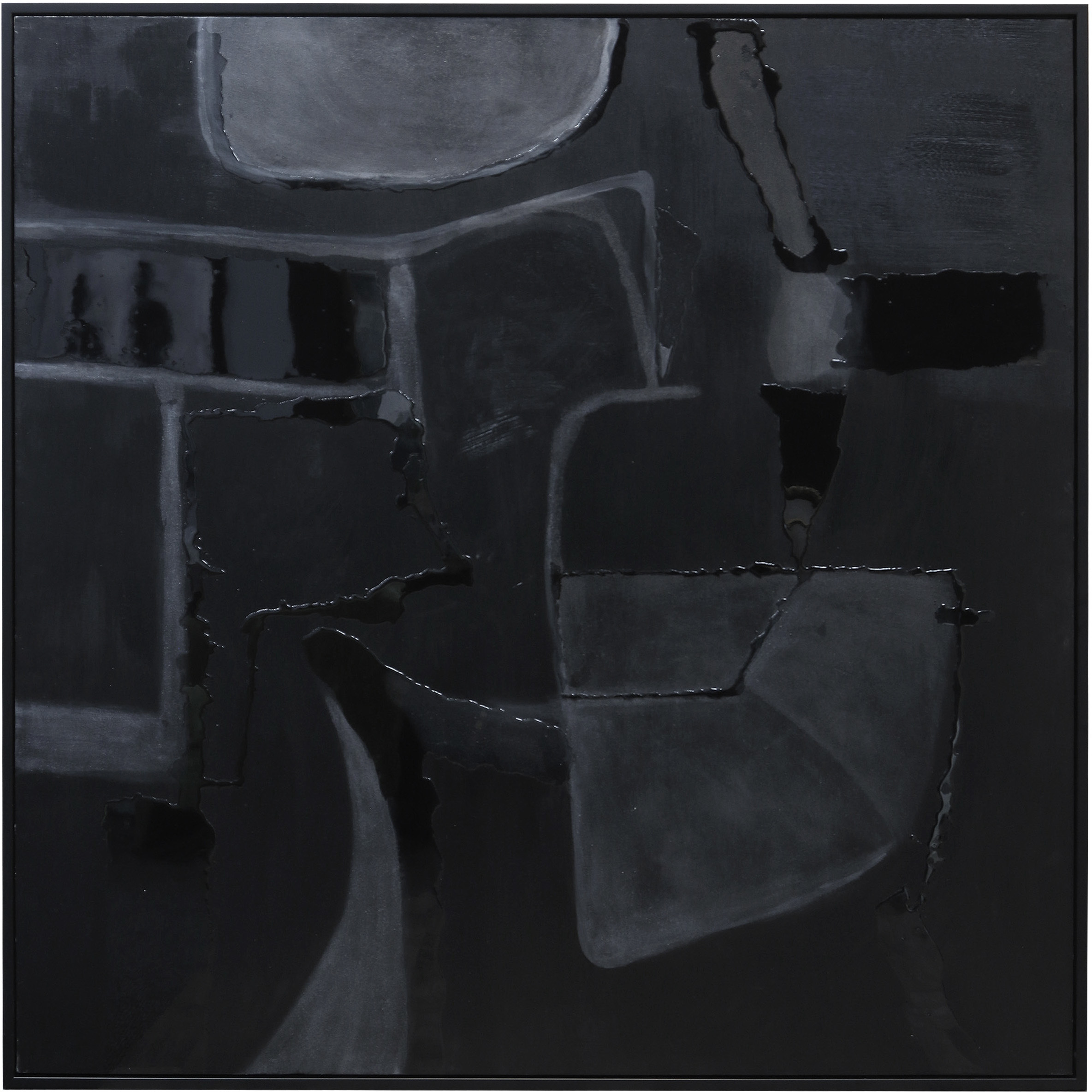 Obsidian Black Wall Art