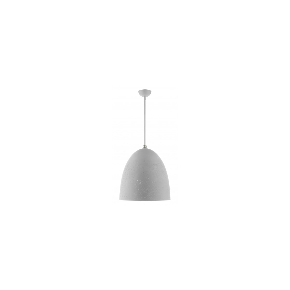 Arlington 3 Light 19 inch Nordic Gray with Brushed Nickel Accents Pendant Ceiling Light