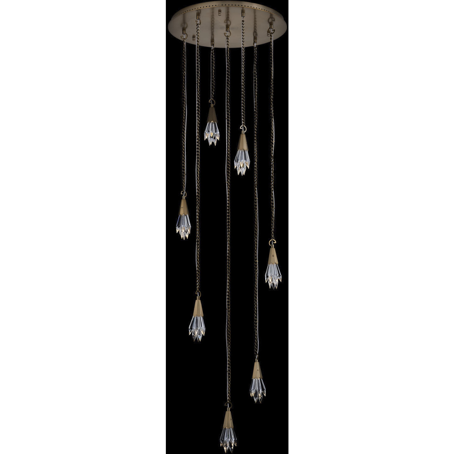 Tulipani 18 inch Winter Brass Pendant Ceiling Light