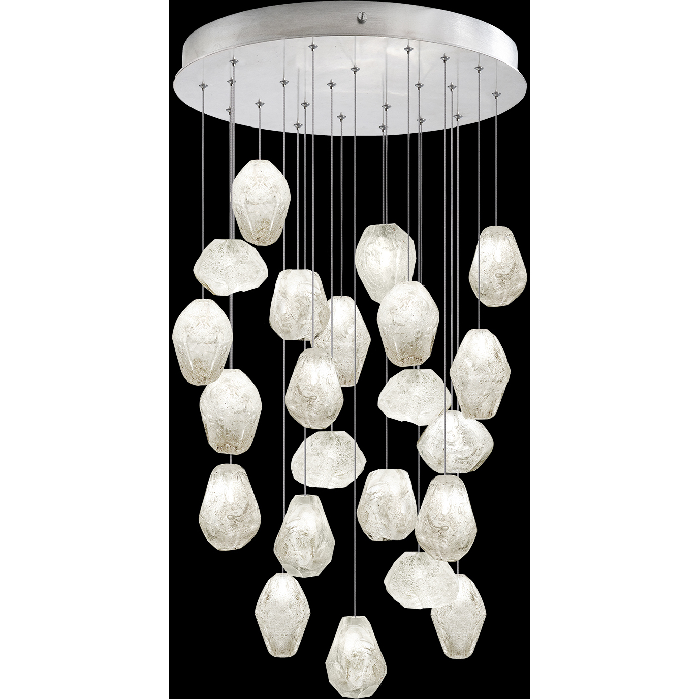 Natural Inspirations 22 Light 24 inch Silver Pendant Ceiling Light