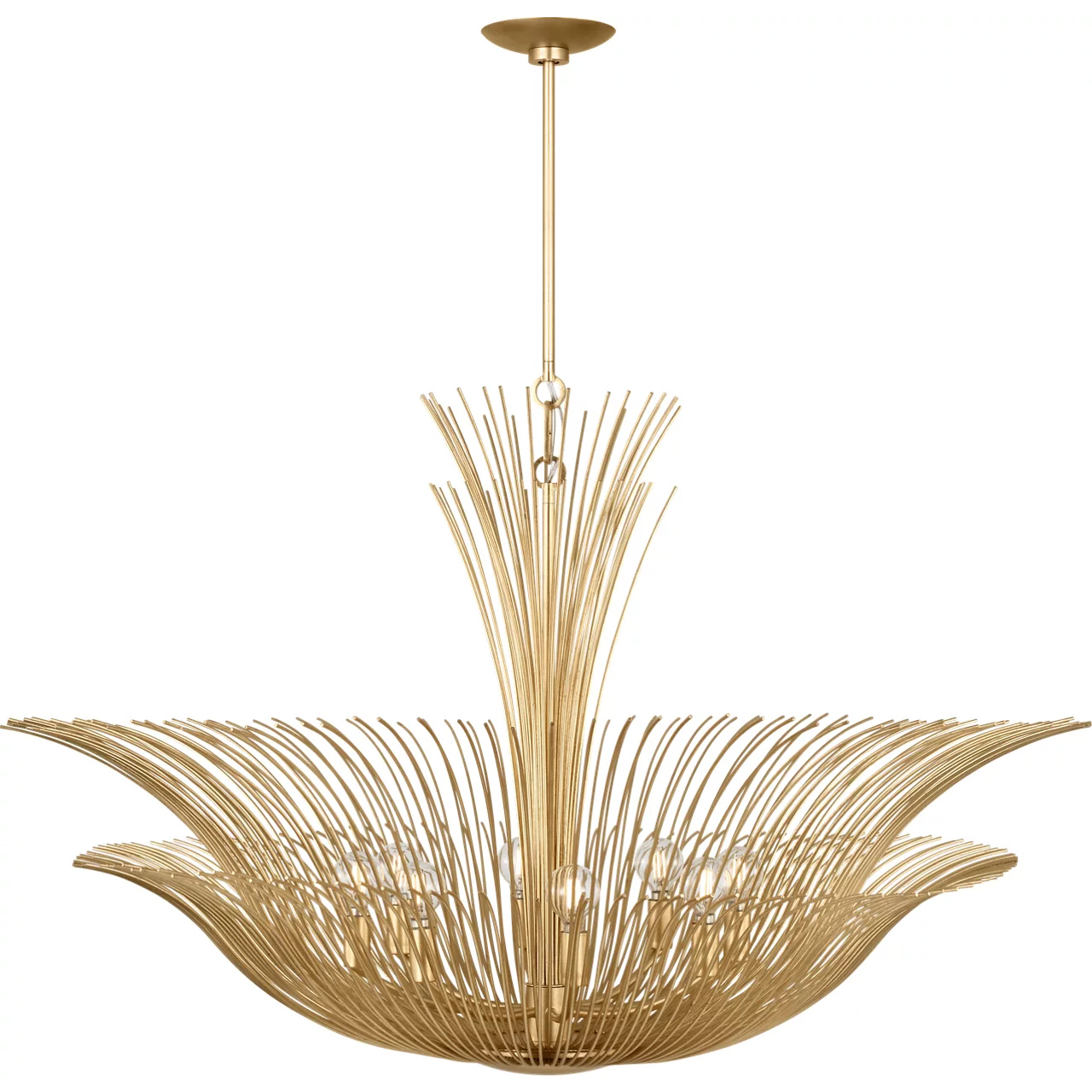 Christiane Lemieux Dorelle 8 Light 42 inch Gild Chandelier Ceiling Light