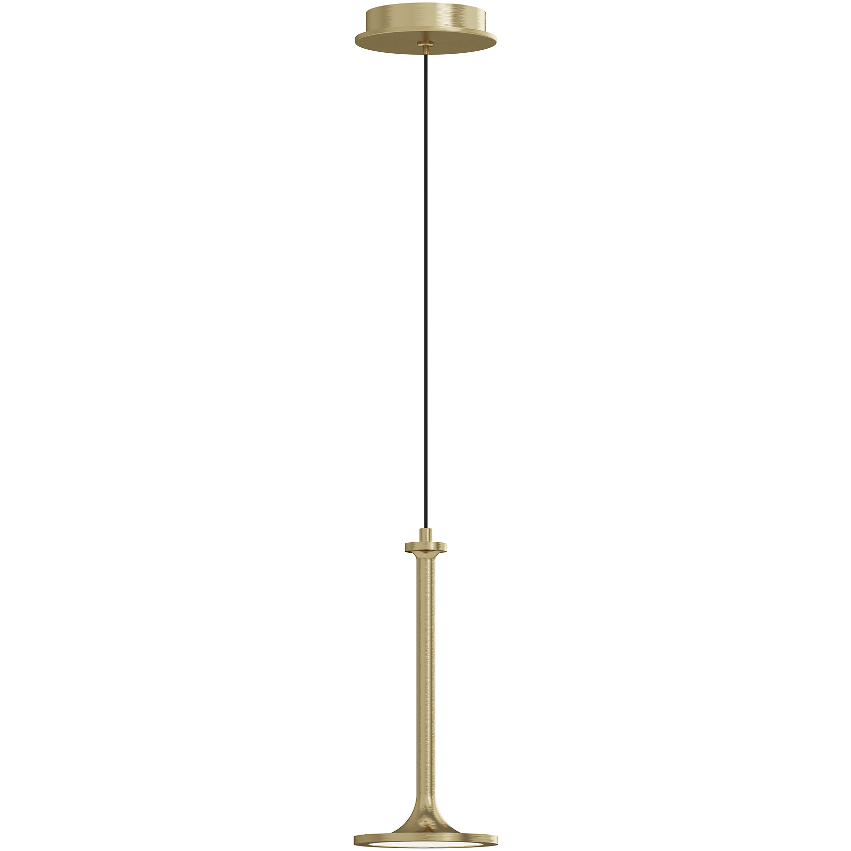 Alora Mood Issa LED 5.63 inch Brushed Gold Pendant Ceiling Light