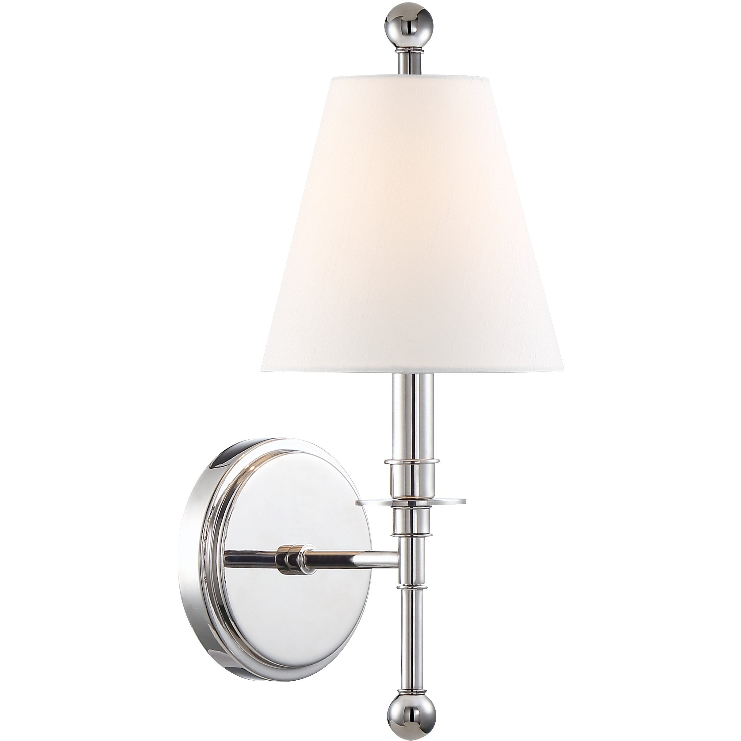 Riverdale Bath Sconce Wall Light in Polished Nickel