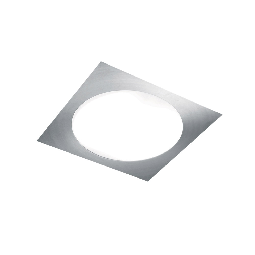 Carre 2 Light 15.25 inch Satin Nickel Flush Mount Ceiling Light