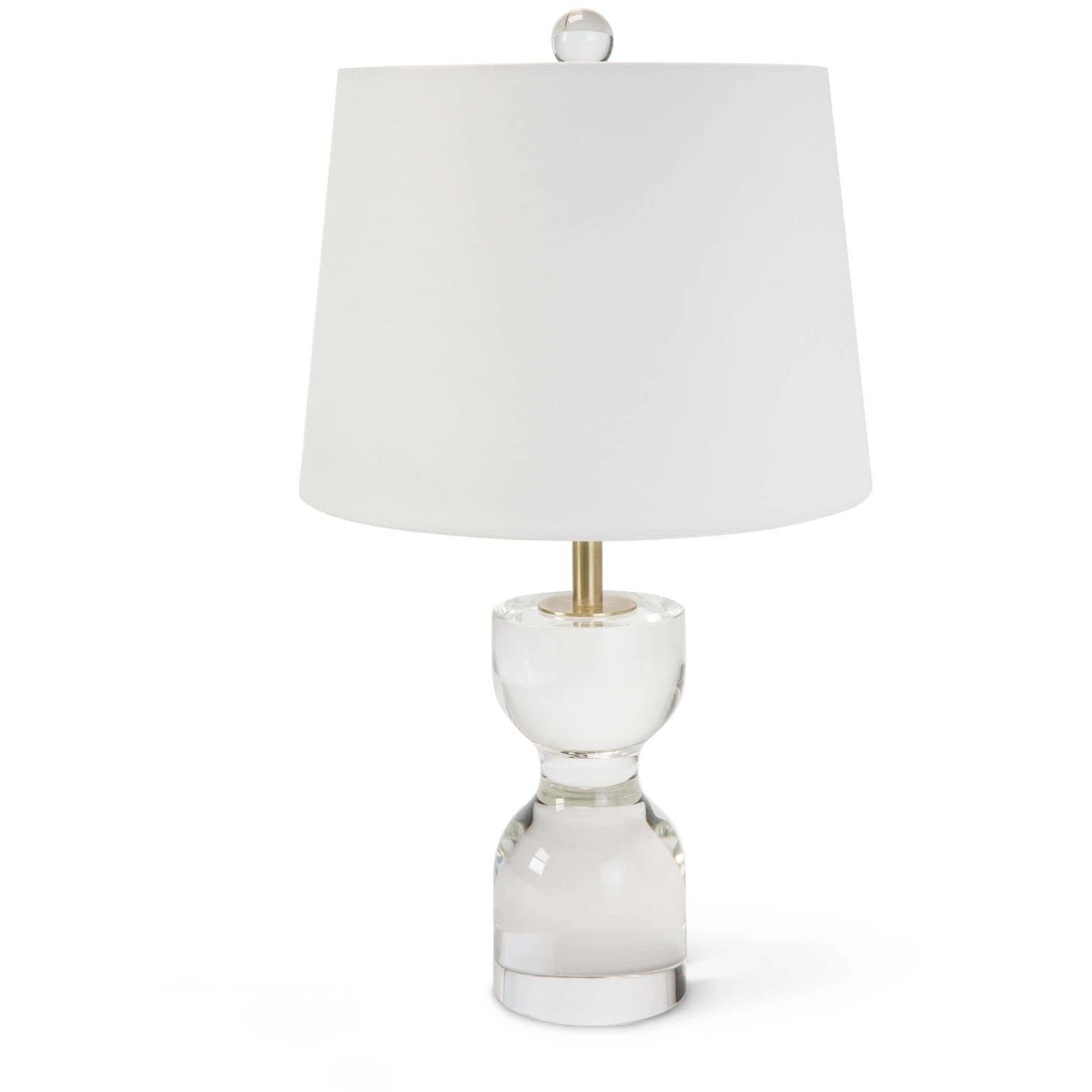 Joan 18.5 inch 100.00 watt Clear Mini Lamp Portable Light, Small