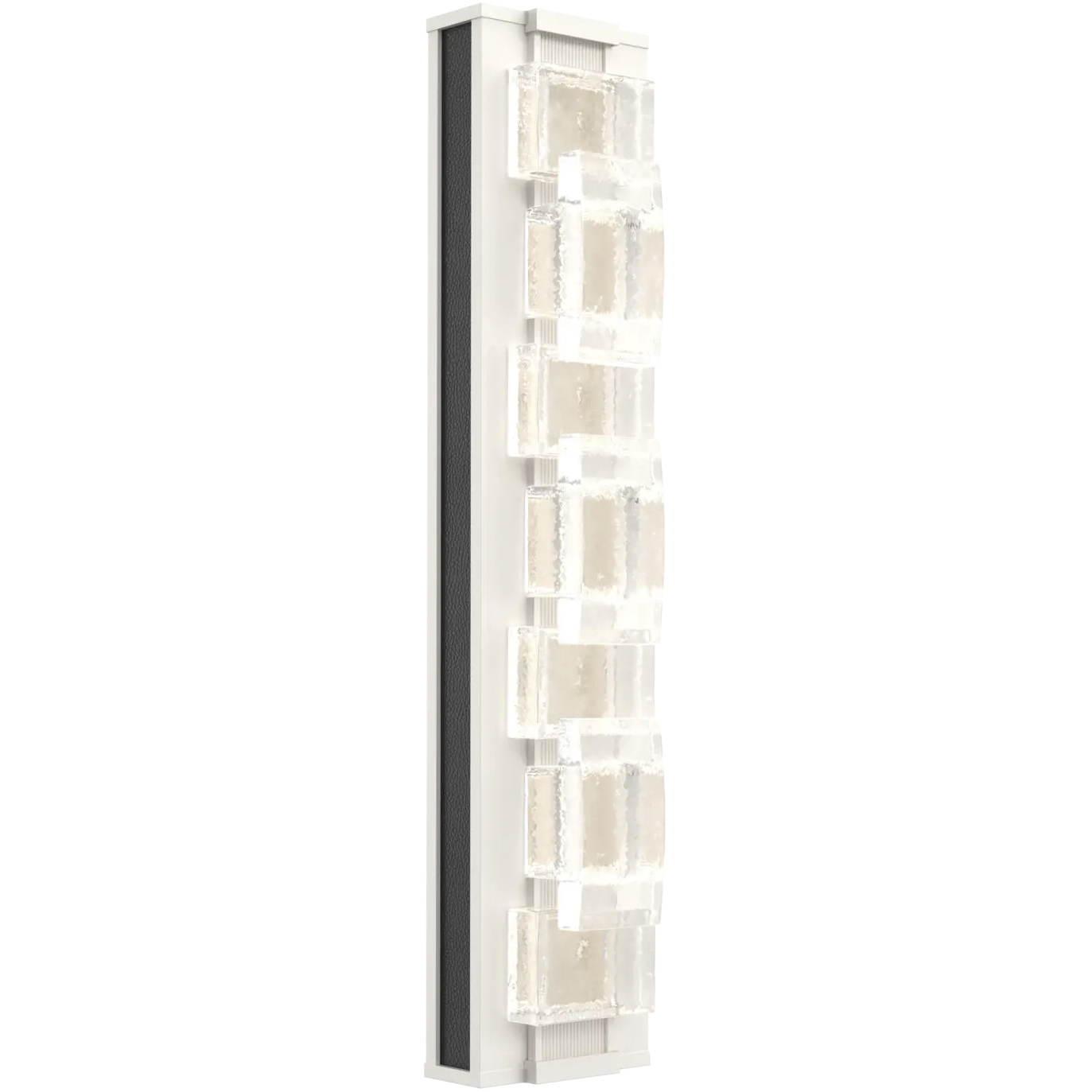 Tessera LED 5.1 inch Salt White with Licorice Sconce Wall Light