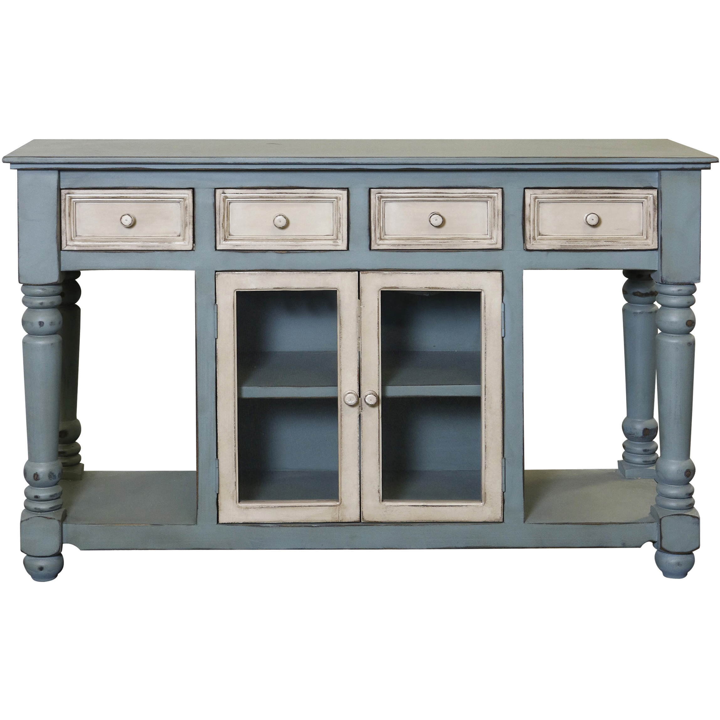 Cameron 60 X 19 inch Turquoise Buffet