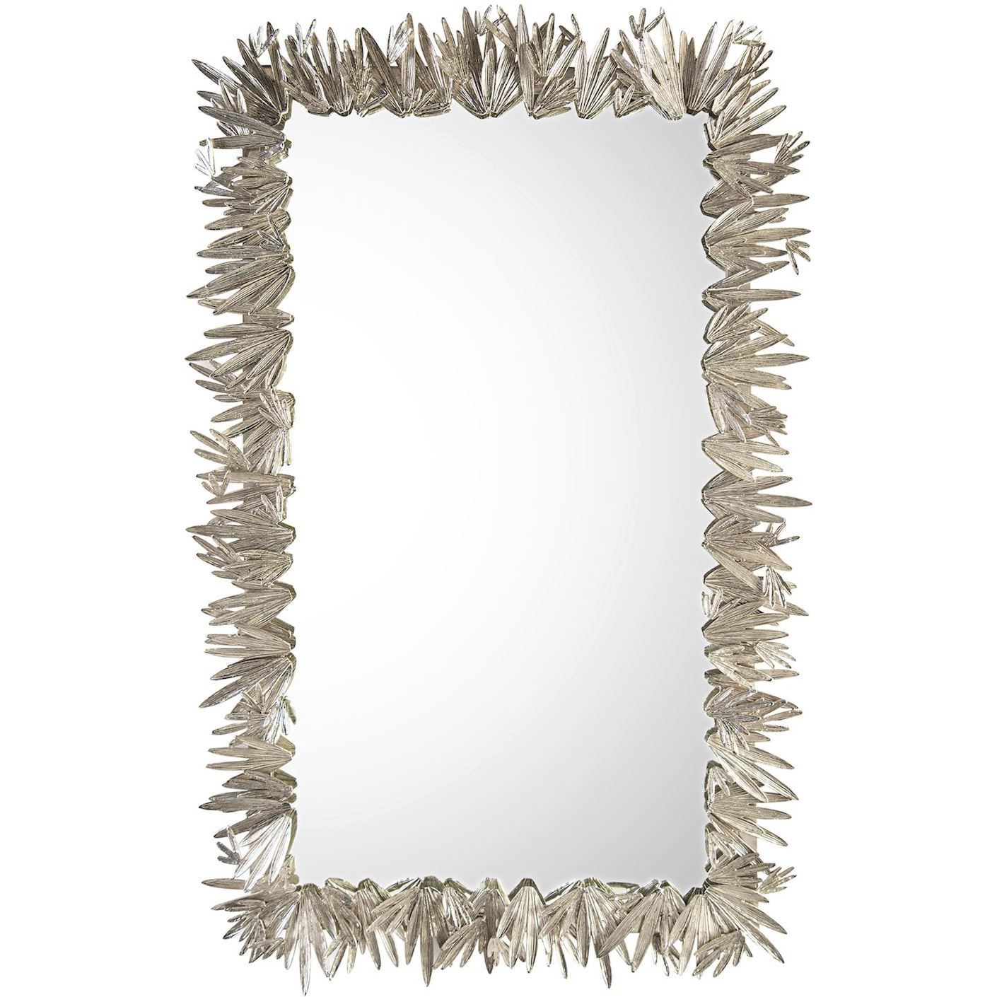Herba 54 X 33.5 inch Nickel Mirror